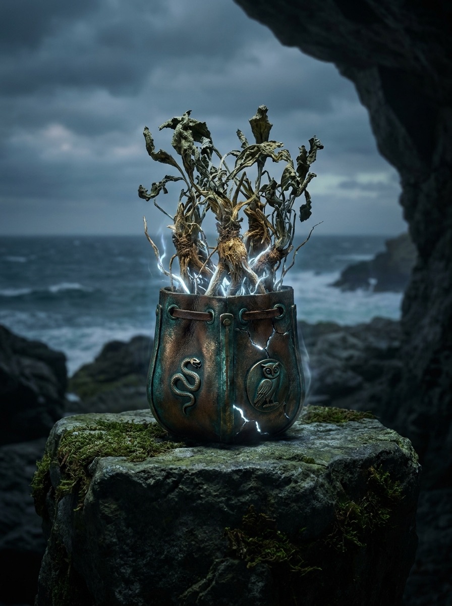 imagen de la entidad de Moly. Mitología griega