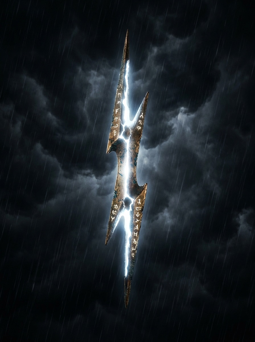Thunderbolt of Zeus entity image. The Thunderbolt of Zeus is the signature weapon of Zeus, king of the gods in Greek mythology, and often appears in the form of thunder, lightning, or a lightning bolt. A common account says that Zeus received it after freeing the Cyclopes. It symbolizes heavenly kingship, divine punishment, and irresistible overwhelming power.