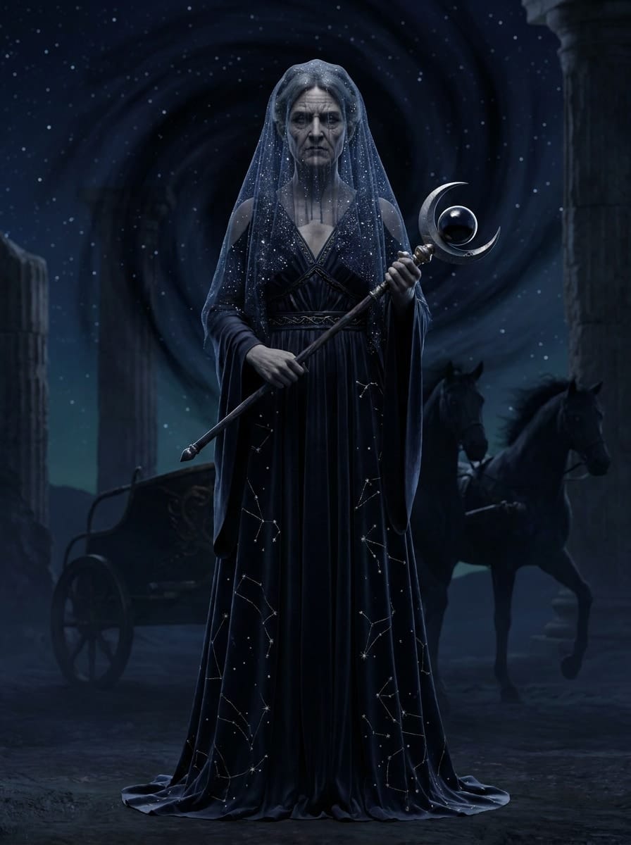 Nyx entity image. Greek Mythology