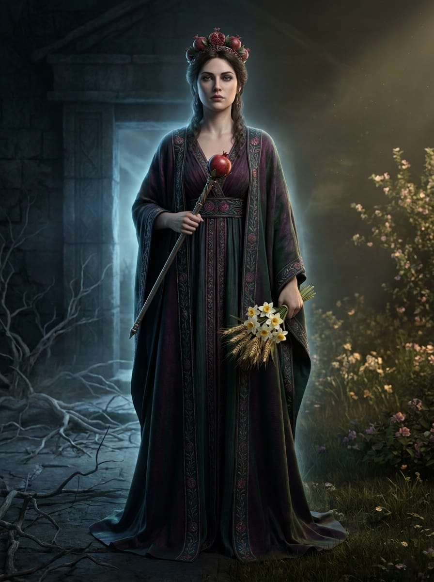 Persephone entity image. Queen of the Underworld and Goddess of Spring’s Return