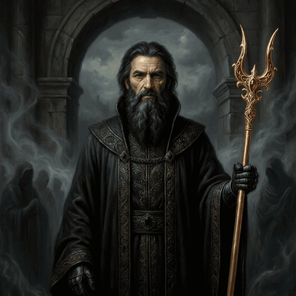 imagen de la entidad de Hades. Rey del Inframundo