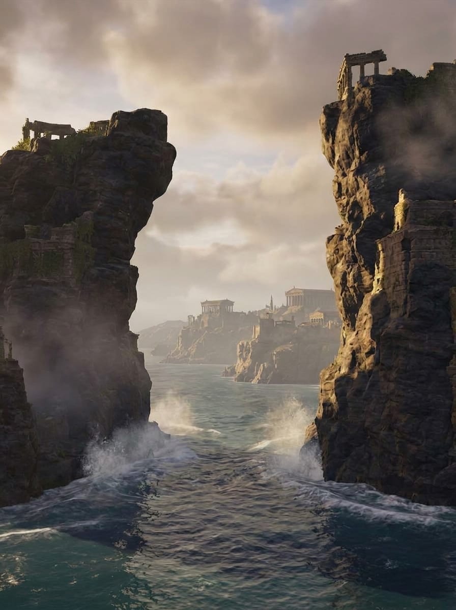 Clashing Rocks entity image. Greek Mythology
