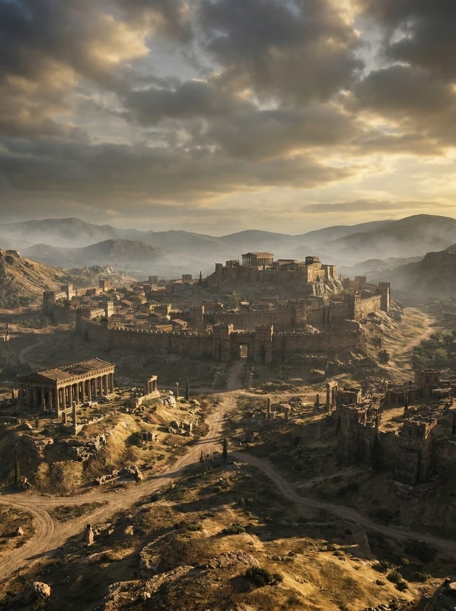 Thebes entity image. Greek Mythology