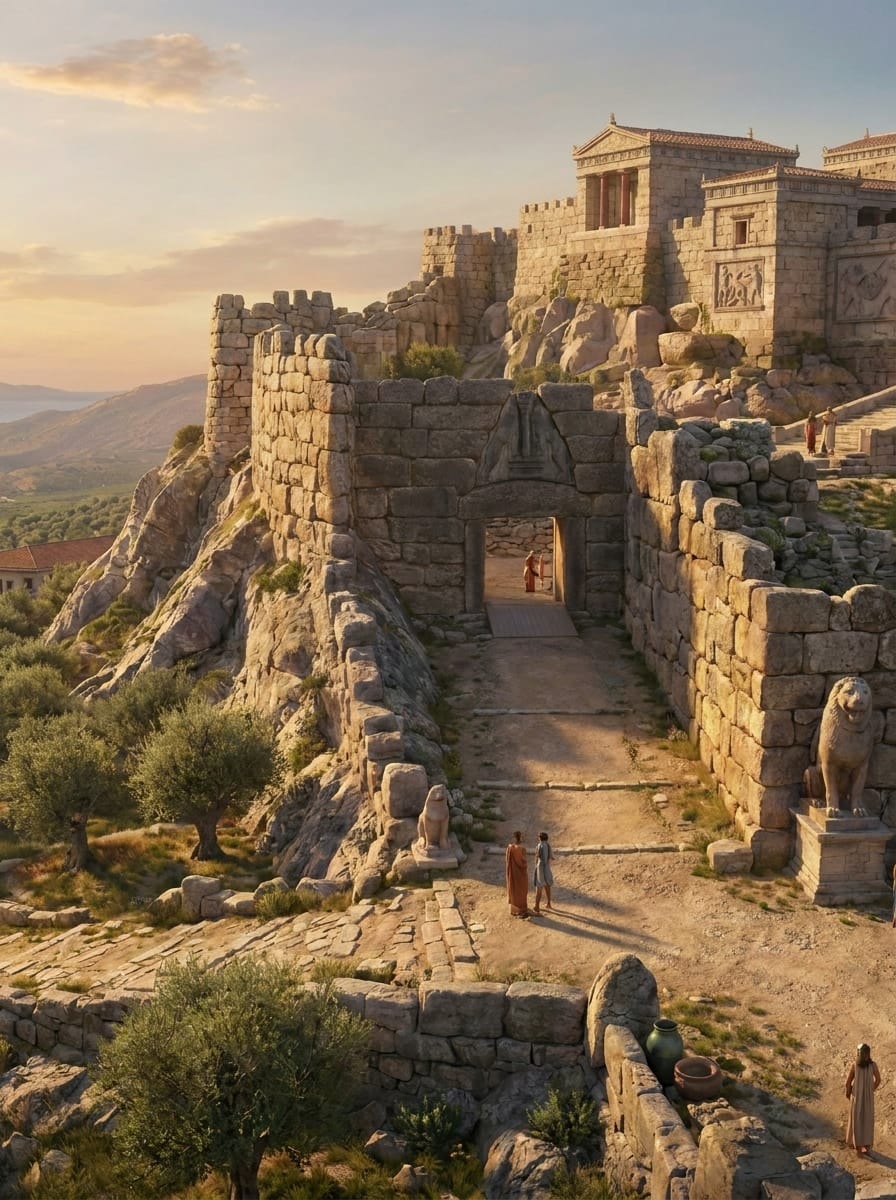 Mycenae entity image. Greek Mythology