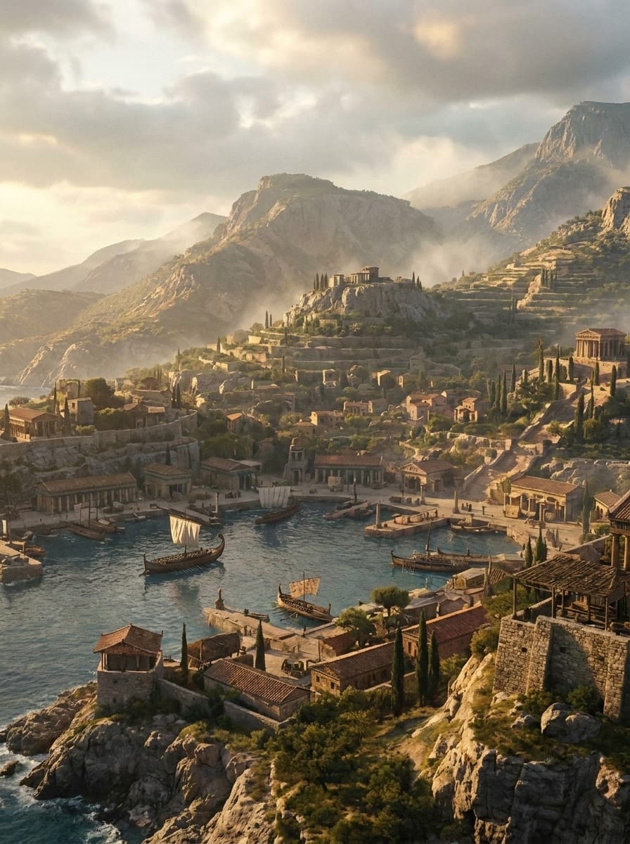 Scheria entity image. Greek Mythology