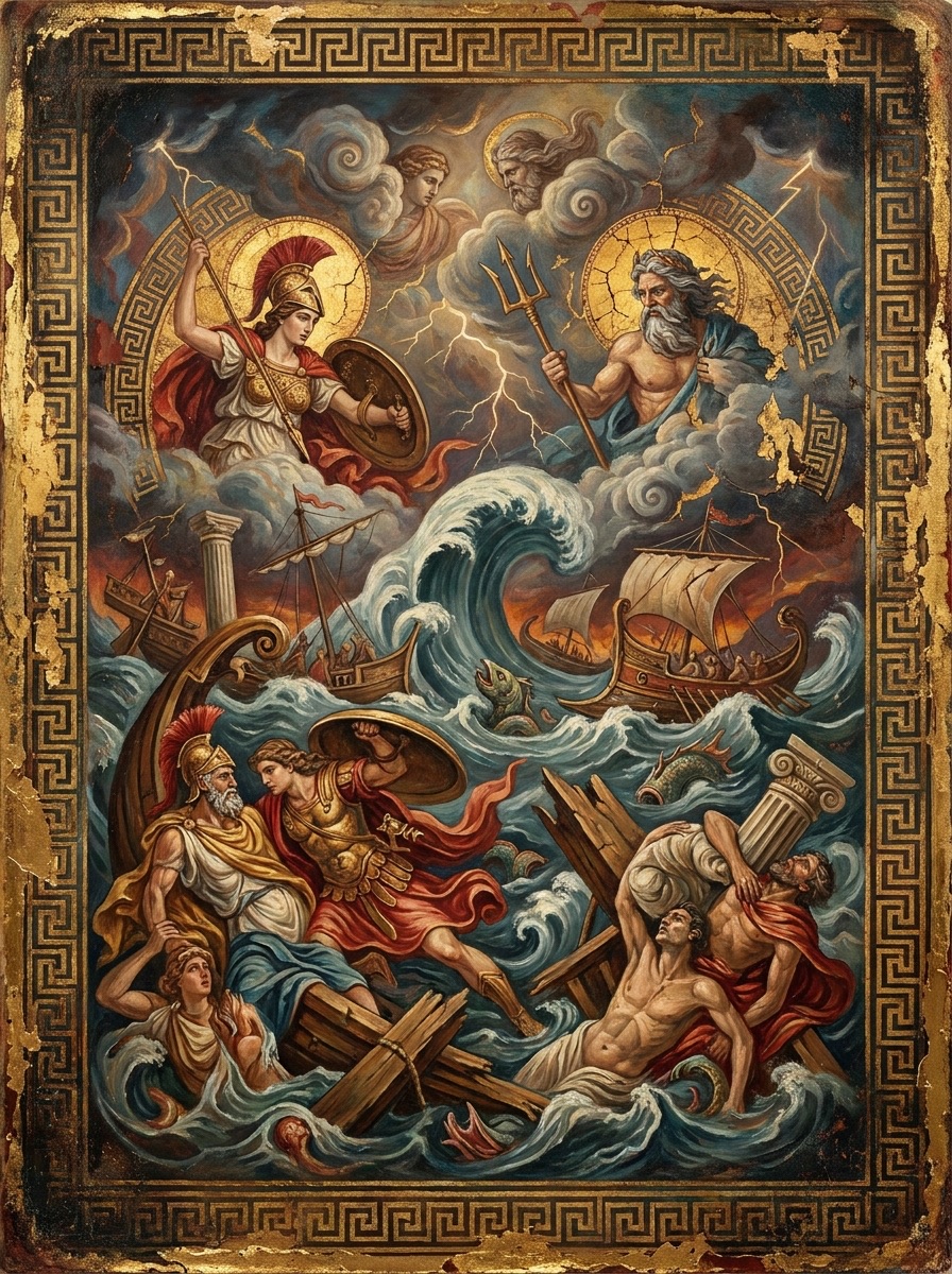 image de l'entité de Les désastres du retour des Grecs. Mythologie grecque