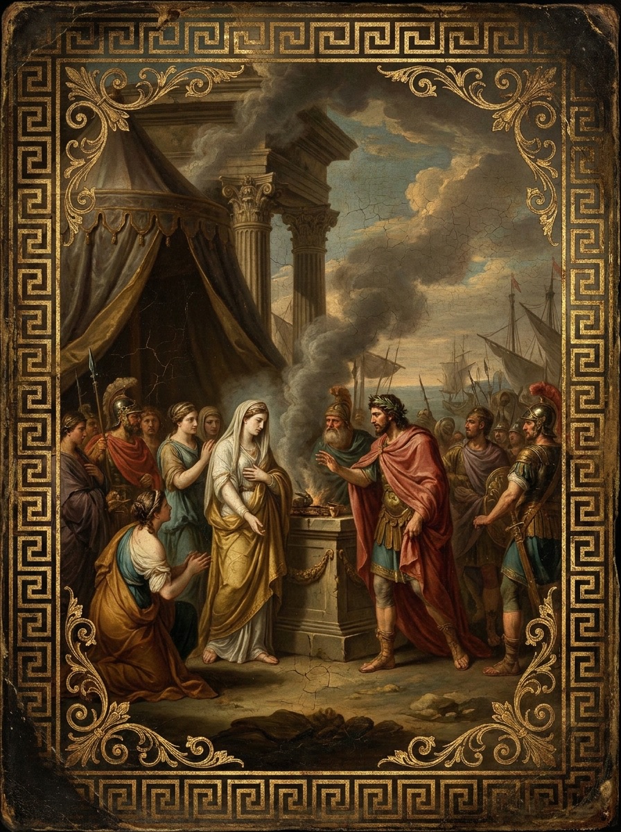 Iphigenia at Aulis entity image. Greek Mythology