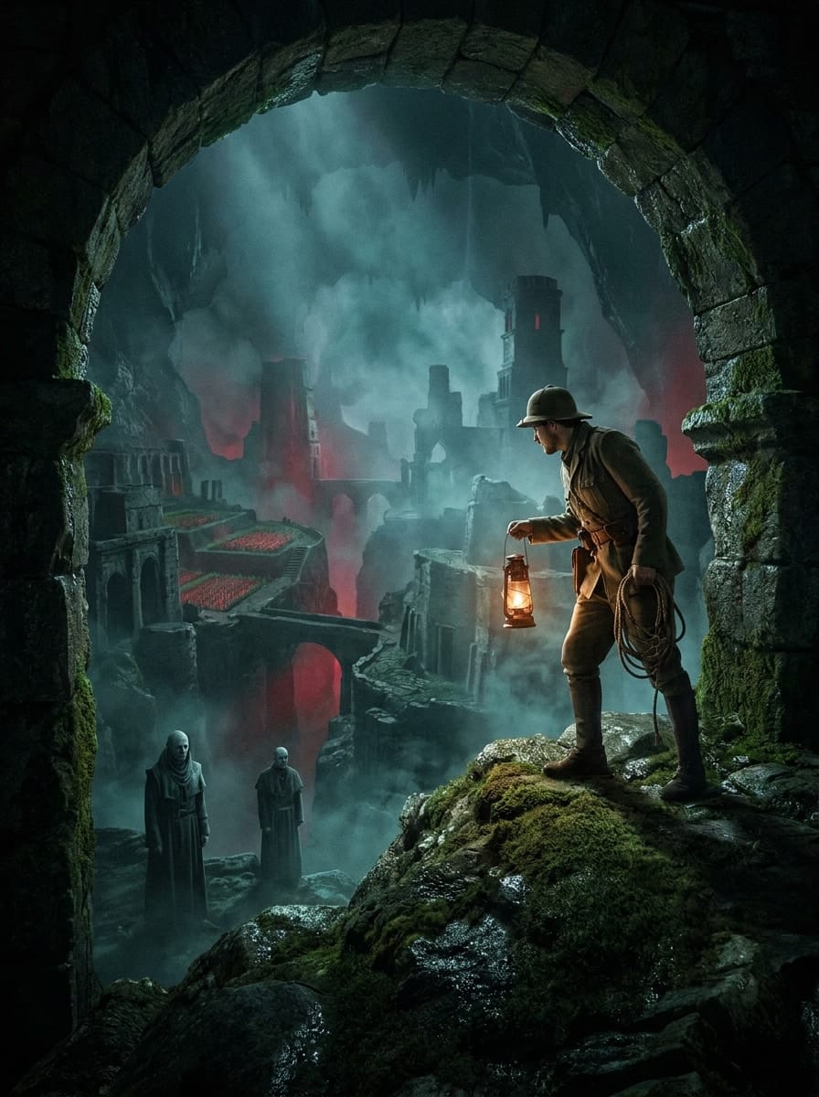 imagen de la entidad de El montículo. Mitos de Cthulhu