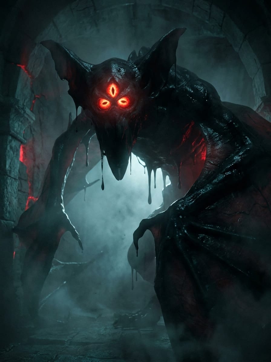 image de l'entité de Celui qui hantait les ténèbres. Mythe de Cthulhu