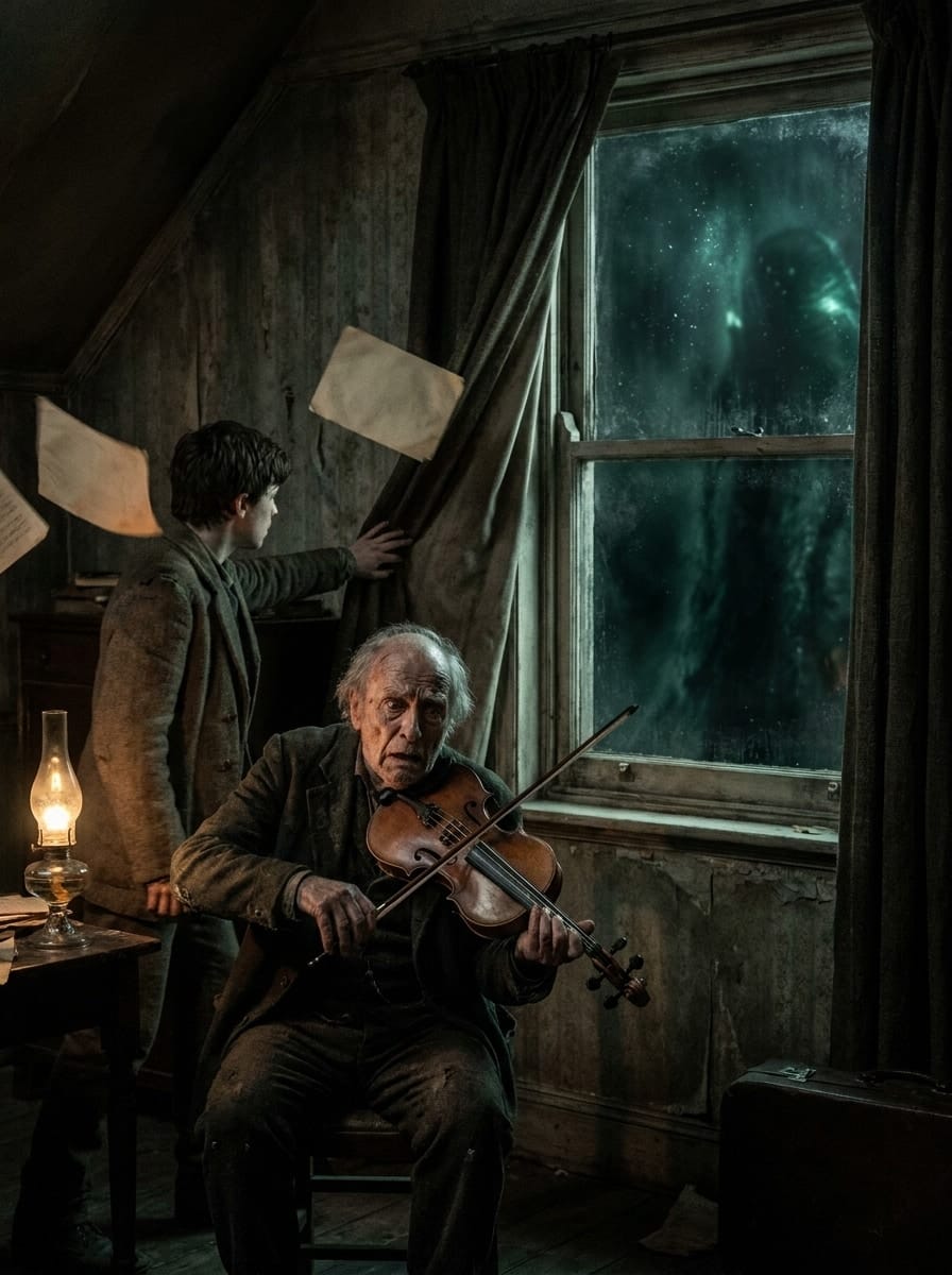 image de l'entité de La musique d’Erich Zann. Mythe de Cthulhu