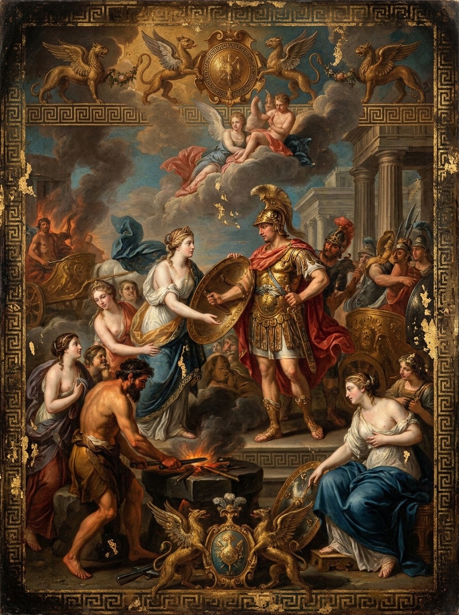 Achilles Rearmed entity image. Greek Mythology