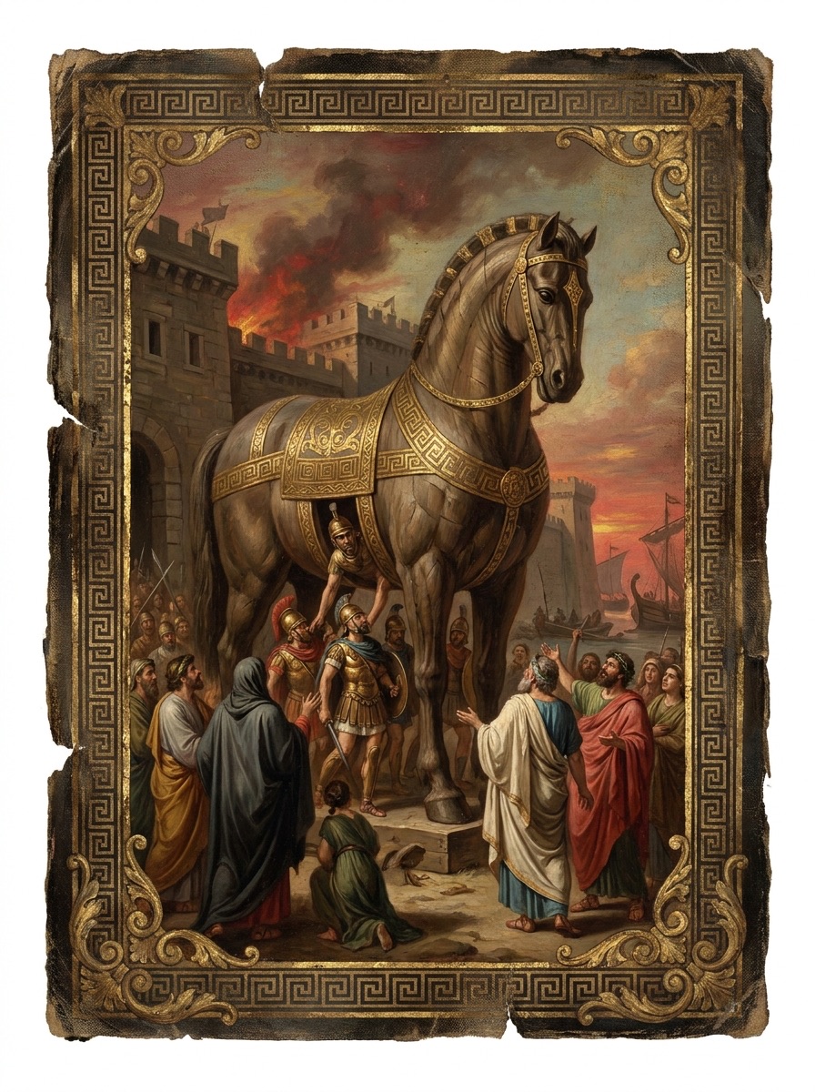 image de l'entité de Le Cheval de Troie. Mythologie grecque
