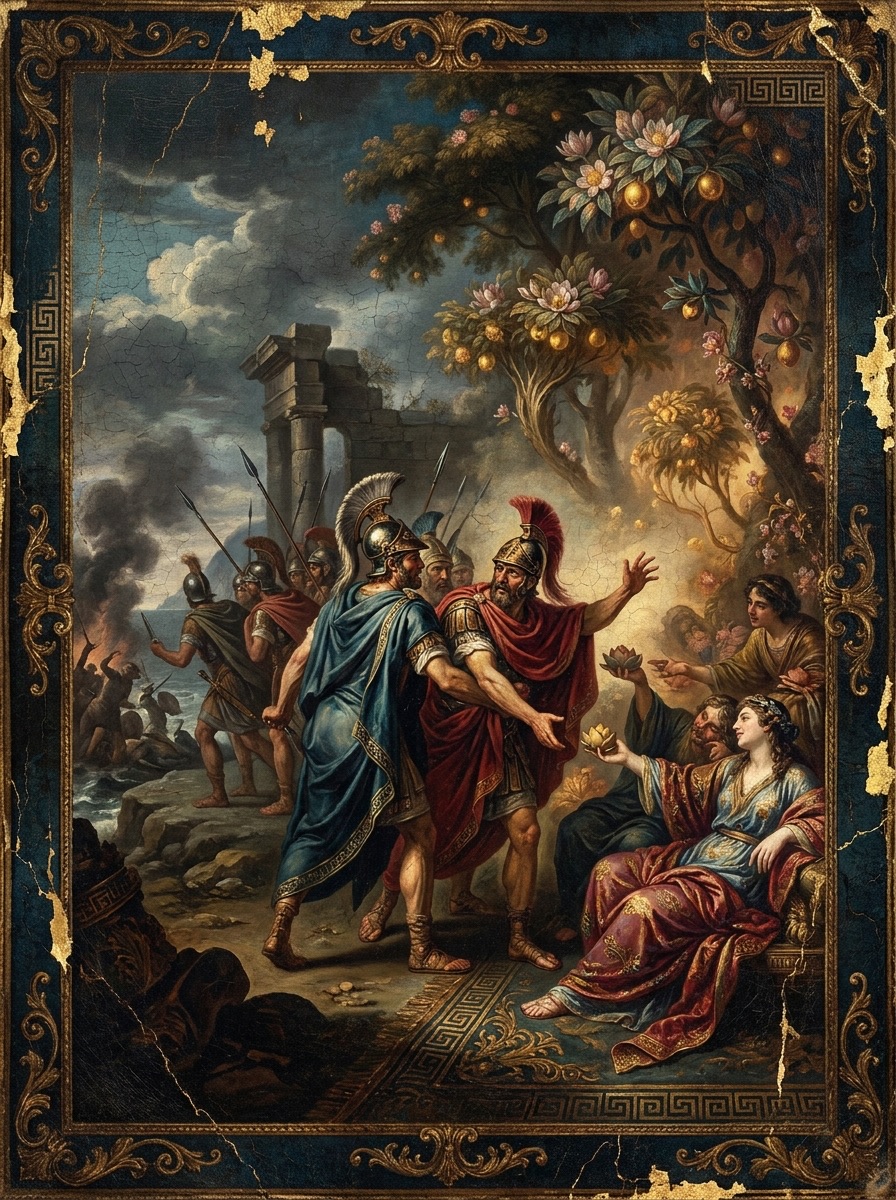 The Cicones and the Lotus-eaters entity image. Greek Mythology
